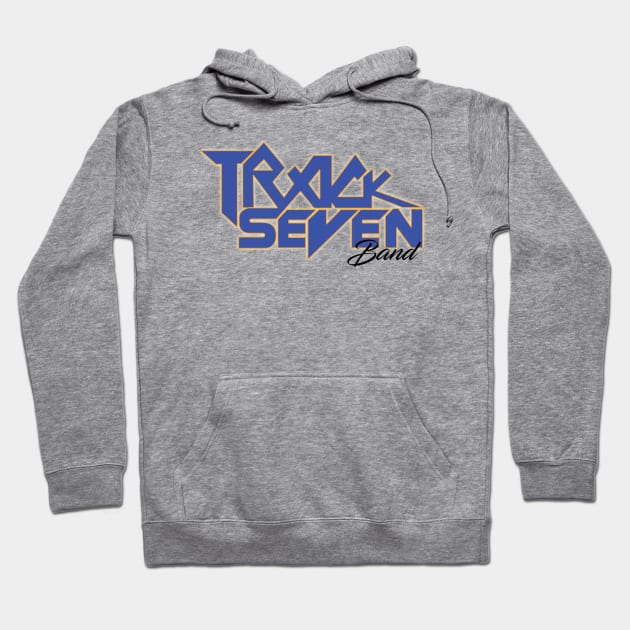 Royal Blue and Orange Trim Track Seven Band Hoodie by TrackSevenBand